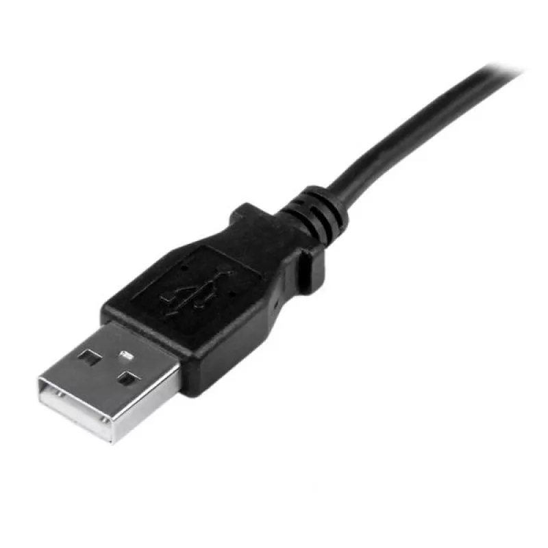 StarTech.com Cabo Mini-USB de 1 m – A para Mini-B angular para cima, 1 m, USB A, Mini-USB B, USB 2.0, macho/macho, preto