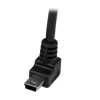 StarTech.com Cabo Mini-USB de 1 m – A para Mini-B angular para cima, 1 m, USB A, Mini-USB B, USB 2.0, macho/macho, preto