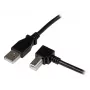 StarTech.com Cabo USB 2.0 de 1 m A para B angular – M/M, 1 m, USB A, USB B, USB 2.0, macho/macho, preto