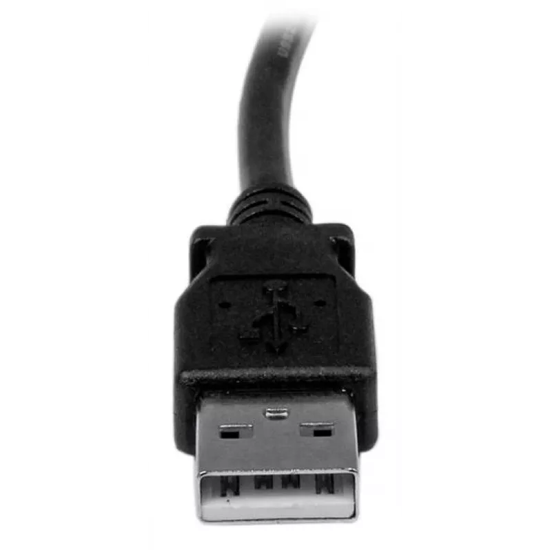 StarTech.com Cabo USB 2.0 de 1 m A para B angular – M/M, 1 m, USB A, USB B, USB 2.0, macho/macho, preto