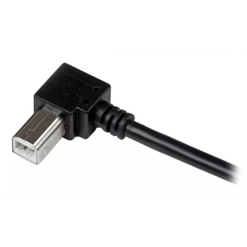 StarTech.com Cabo USB 2.0 de 1 m A para B angular – M/M, 1 m, USB A, USB B, USB 2.0, macho/macho, preto