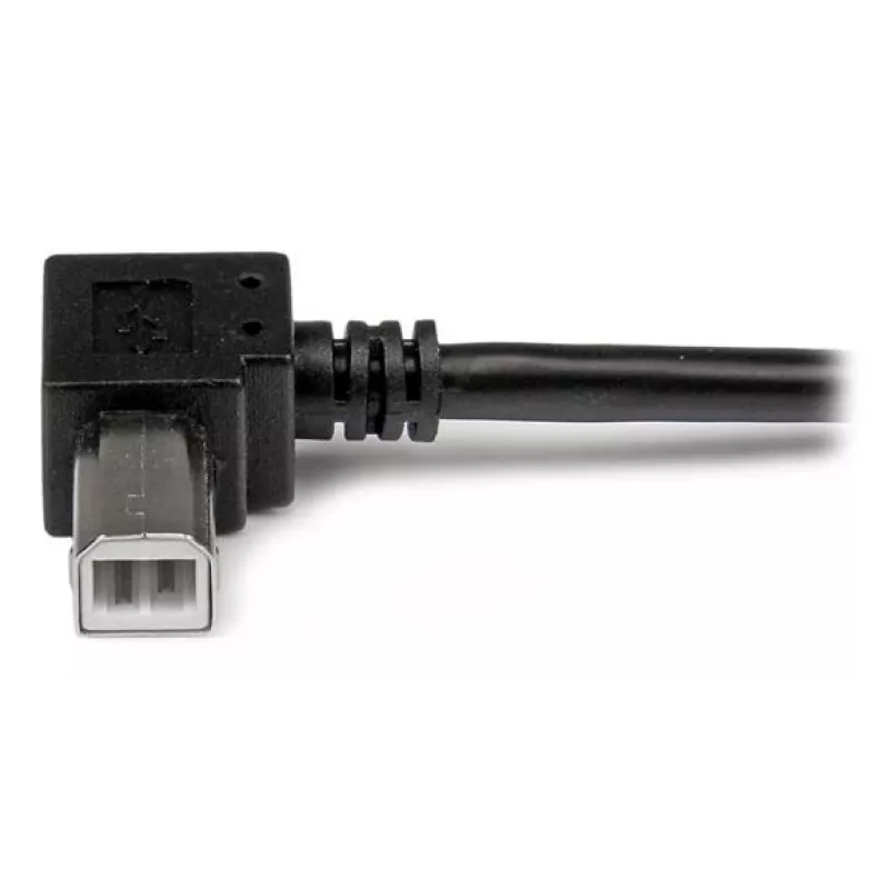 StarTech.com Cabo USB 2.0 de 1 m A para B angular – M/M, 1 m, USB A, USB B, USB 2.0, macho/macho, preto