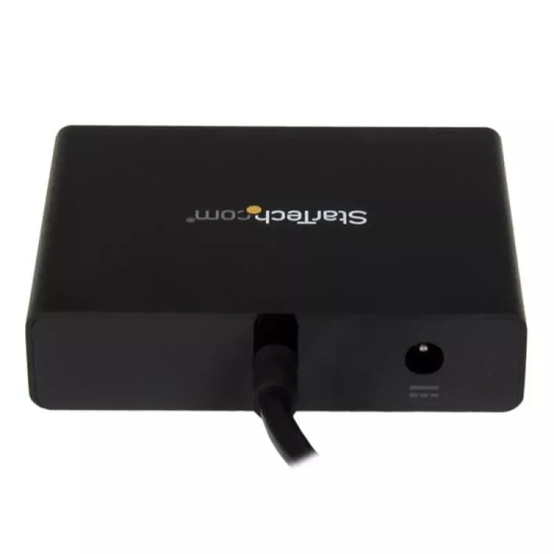 StarTech.com Adaptador multi-monitor de 3 portas – Hub MST DisplayPort 1.2 para Dual 4K 30 Hz e 1x 1080p – Divisor de vídeo para modo de ambiente de trabalho expandido apenas em PCs Windows – DP para 3x monitores DP