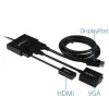 StarTech.com Adaptador multi-monitor de 3 portas – Hub MST DisplayPort 1.2 para Dual 4K 30 Hz e 1x 1080p – Divisor de vídeo para modo de ambiente de trabalho expandido apenas em PCs Windows – DP para 3x monitores DP