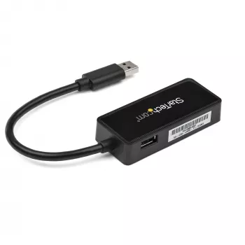 StarTech.com Adaptador USB 3.0 para Gigabit Ethernet NIC com porta USB – preto