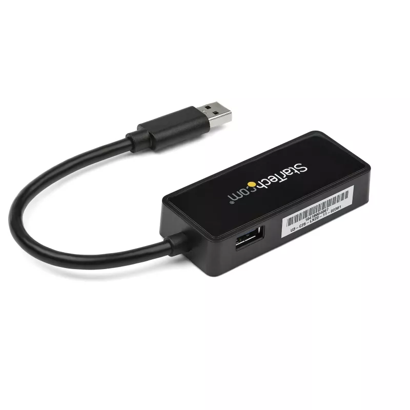 StarTech.com Adaptador USB 3.0 para Gigabit Ethernet NIC com porta USB – preto