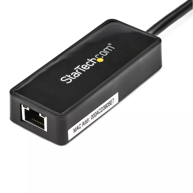StarTech.com Adaptador USB 3.0 para Gigabit Ethernet NIC com porta USB – preto