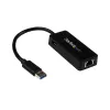 StarTech.com Adaptador USB 3.0 para Gigabit Ethernet NIC com porta USB – preto