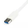 StarTech.com Adaptador USB 3.0 para Gigabit Ethernet NIC com porta USB – branco