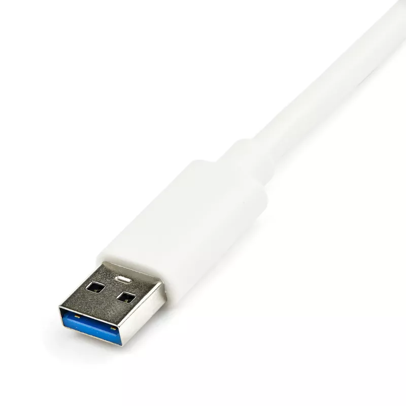 StarTech.com Adaptador USB 3.0 para Gigabit Ethernet NIC com porta USB – branco