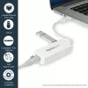 StarTech.com Adaptador USB 3.0 para Gigabit Ethernet NIC com porta USB – branco