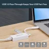 StarTech.com Adaptador USB 3.0 para Gigabit Ethernet NIC com porta USB – branco