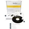 StarTech.com Adaptador USB 3.0 para Gigabit Ethernet NIC com porta USB – branco