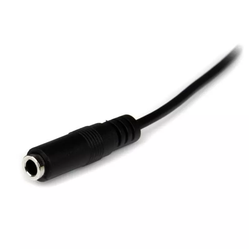 StarTech.com Cabo de áudio de extensão estéreo de 3,5 mm fino de 2 m – M/F