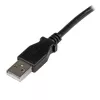 StarTech.com Cabo USB 2.0 de 1 m A para B angular esquerdo – M/M