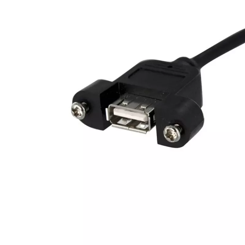 StarTech.com Cabo USB de montagem em painel de 3 pés – Cabo USB A para conector de placa-mãe F/F