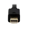 StarTech.com Cabo Mini DisplayPort para VGA de 1,83 m – Adaptador ativo Mini DP para VGA – Vídeo 1080p – mDP 1.2 ou Thunderbolt 1/2 Mac/PC para ecrã/monitor VGA – Cabo conversor