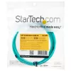 StarTech.com Cabo de fibra ótica multimodo OM3 LC/UPC para LC/UPC de 3 m (10 pés), cabo de fibra zipcord full duplex 50/125µm, 100G, baixa atenuação de inserção, cabo de ligação de fibra LSZH