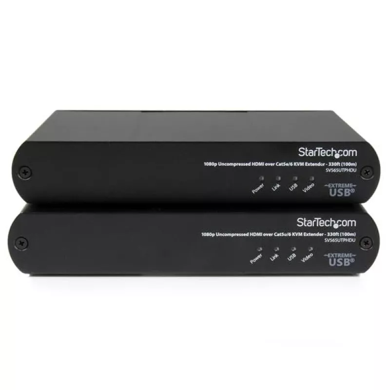 StarTech.com Extensor de consola KVM USB HDMI sobre Cat 5e / Cat 6 com vídeo 1080p não comprimido – 100 m