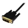 StarTech.com Cabo Mini-HDMI para DVI de 2 m – Cabo DVI-D para HDMI (1920x1200p) – Ficha Mini HDMI de 19 pinos para ficha DVI-D – Cabo adaptador de monitor digital M/M – Adaptador Mini-HDMI para DVI