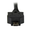 StarTech.com Cabo Micro-HDMI para DVI de 2 m – Cabo adaptador Micro-HDMI para DVI – Cabo de interface de vídeo Micro-HDMI Tipo D para monitor/ecrã/projetor DVI-D Single Link – Durável