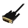 StarTech.com Cabo Micro-HDMI para DVI de 2 m – Cabo adaptador Micro-HDMI para DVI – Cabo de interface de vídeo Micro-HDMI Tipo D para monitor/ecrã/projetor DVI-D Single Link – Durável