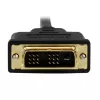 StarTech.com Cabo Micro-HDMI para DVI de 2 m – Cabo adaptador Micro-HDMI para DVI – Cabo de interface de vídeo Micro-HDMI Tipo D para monitor/ecrã/projetor DVI-D Single Link – Durável