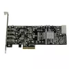 StarTech.com Adaptador de placa PCI Express (PCIe) SuperSpeed USB 3.0 de 4 portas com 2 canais dedicados de 5 Gbit/s – UASP – Alimentação SATA / LP4