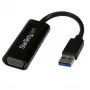 StarTech.com Adaptador USB 3.0 para VGA, conversor USB para monitor VGA para Windows, fino (sem suporte para macOS/ChromeOS/Linux) – TAA