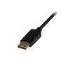 Cabo DisplayPort para DVI StarTech.com de 1 m – Vídeo 1080p – Cabo adaptador ativo DisplayPort para DVI – Conversor de cabo DisplayPort para DVI-D Single Link – Cabo de monitor DP 1.2 para DVI