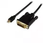 Cabo Mini DisplayPort para DVI StarTech.com de 1,8 m – Cabo adaptador ativo Mini DP para DVI – Vídeo 1080p – mDP 1.2 para DVI-D Single Link – mDP ou Thunderbolt 1/2 Mac/PC para monitor DVI