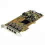 Placa de rede PCIe Gigabit Power over Ethernet de 4 portas StarTech.com – NIC PCI Express PSE / PoE – TAA