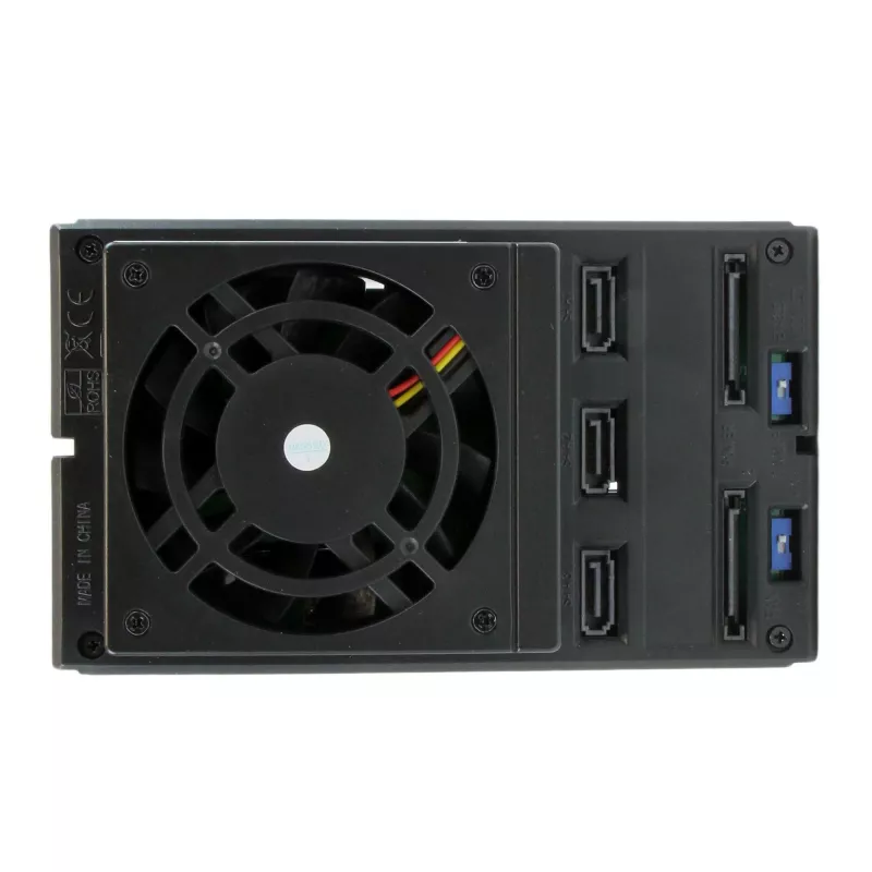Backplane móvel de rack hot-swap trayless de alumínio de 3 baías StarTech.com para SAS II/SATA III de 3,5 polegadas – HDD 6 Gbps