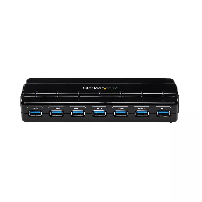 Hub USB 3.0 de 7 portas StarTech.com - Hub USB 3.0 de 7 portas para secretária (5Gbps) - Secretária