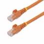 Cabo Ethernet CAT6 StarTech.com de 3 m – Cabo Ethernet Gigabit CAT 6 laranja – Cabo de rede/patch RJ45 UTP 250 MHz 100W PoE, sem patilha com alívio de tensão, testado individualmente