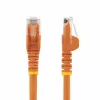 Cabo Ethernet CAT6 StarTech.com de 3 m – Cabo Ethernet Gigabit CAT 6 laranja – Cabo de rede/patch RJ45 UTP 250 MHz 100W PoE, sem patilha com alívio de tensão, testado individualmente
