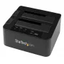 Duplicador de discos rígidos de baía dupla StarTech.com, clonador/copiador autónomo USB 3.0 (5 Gbit/s) / eSATA para HDD/SSD SATA III de 2,5/3,5 polegadas, docking station para disco rígido, clonador de discos rígidos