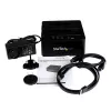 Duplicador de discos rígidos de baía dupla StarTech.com, clonador/copiador autónomo USB 3.0 (5 Gbit/s) / eSATA para HDD/SSD SATA III de 2,5/3,5 polegadas, docking station para disco rígido, clonador de discos rígidos