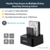 Duplicador de discos rígidos de baía dupla StarTech.com, clonador/copiador autónomo USB 3.0 (5 Gbit/s) / eSATA para HDD/SSD SATA III de 2,5/3,5 polegadas, docking station para disco rígido, clonador de discos rígidos