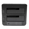 Docking station para disco rígido USB 3.0 / eSATA para SATA de baía dupla StarTech.com, dock USB para disco rígido, docking station externa para SSD/HDD SATA I/II/III de 2,5/3,5