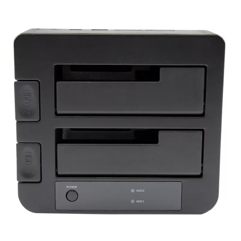 Docking station para disco rígido USB 3.0 / eSATA para SATA de baía dupla StarTech.com, dock USB para disco rígido, docking station externa para SSD/HDD SATA I/II/III de 2,5/3,5