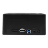 Docking station para disco rígido USB 3.0 / eSATA para SATA de baía dupla StarTech.com, dock USB para disco rígido, docking station externa para SSD/HDD SATA I/II/III de 2,5/3,5