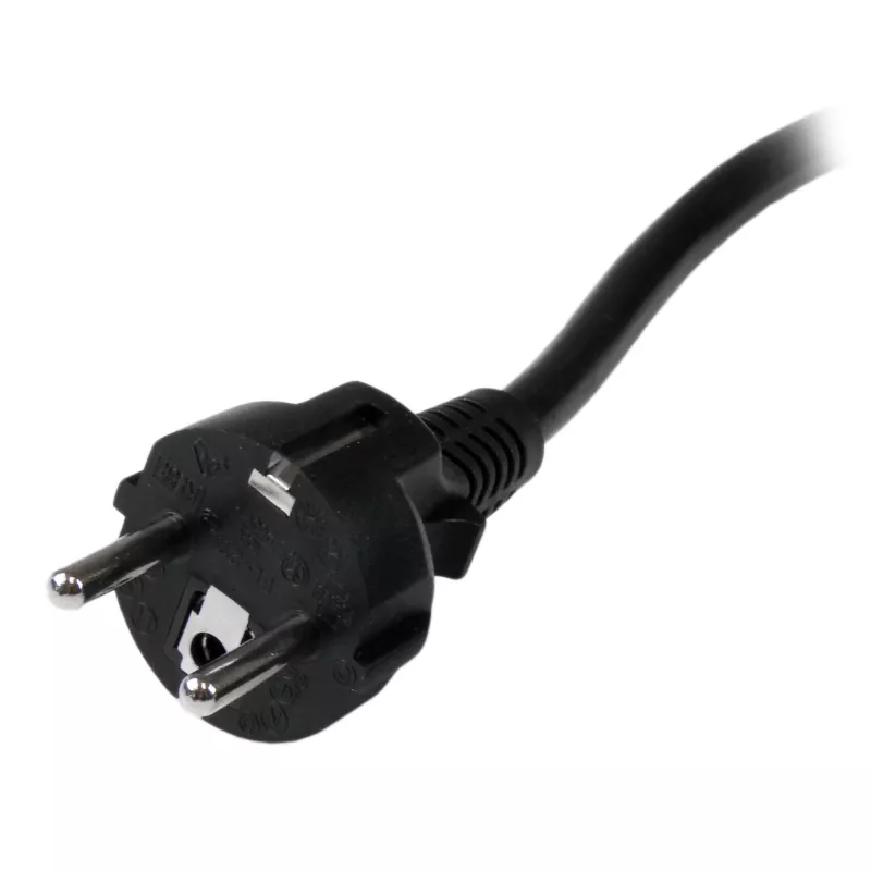 Cabo de alimentação para computador StarTech.com de 2m (6ft), 16AWG, Schuko UE para C19, 16A 250V, cabo de alimentação AC de substituição preto, cabo de alimentação para impressora, cabo de alimentação para PC, cabo de alimentação para monitor – certificado UL