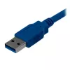 Cabo SuperSpeed USB 3.0 A para B StarTech.com de 1m - M/M, 1 m, USB A, USB B, USB 3.2 Gen 1 (3.1 Gen 1), macho/macho, azul