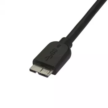 Cabo Micro USB 3.0 fino StarTech.com – M/M – 0,5 m (20 polegadas), 0,5 m, USB A, Micro-USB B, USB 3.2 Gen 1 (3.1 Gen 1), macho/macho, preto