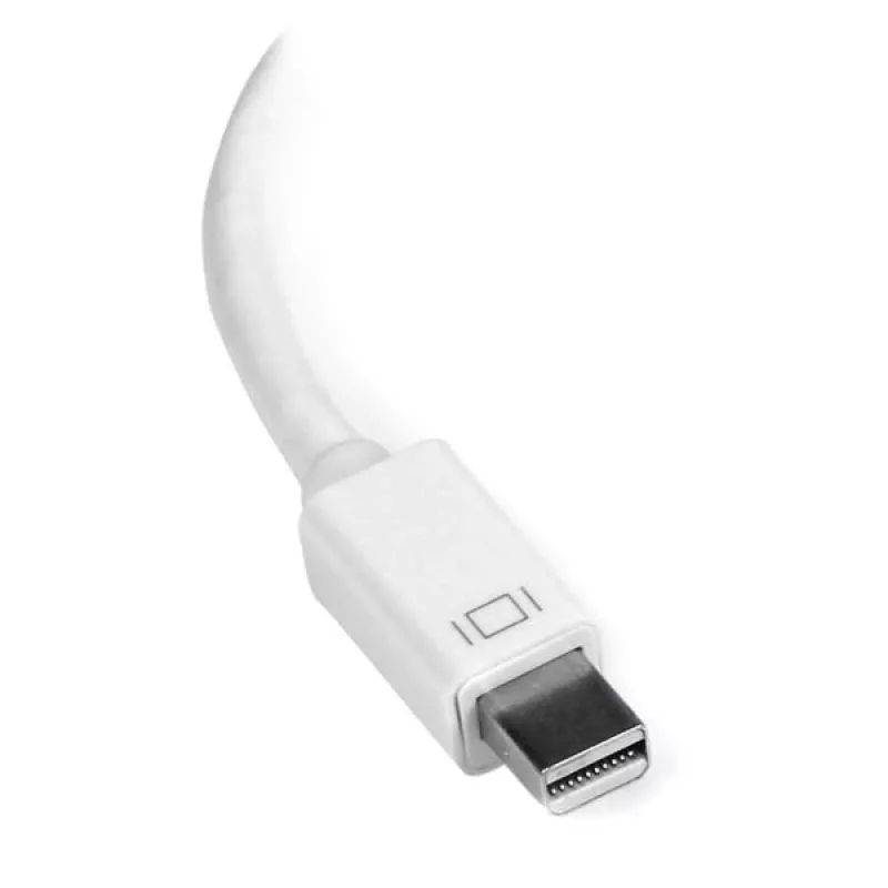 Adaptador Mini DisplayPort para HDMI StarTech.com - Conversor de vídeo ativo mDP para HDMI - 4K 30Hz - Mini DP ou Thunderbolt 1/2 Mac/PC para monitor HDMI/televisor/ecrã - Dongle adaptador mDP 1.2 para HDMI - Branco