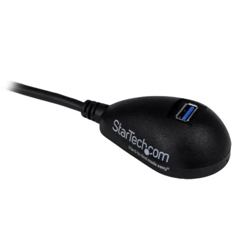 Cabo de extensão SuperSpeed USB 3.0 para secretária preto StarTech.com de 5 ft - A para A M/F