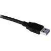 Cabo de extensão SuperSpeed USB 3.0 para secretária preto StarTech.com de 5 ft - A para A M/F