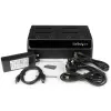 Docking station para disco rígido USB 3.0 SATA de 4 baías StarTech.com, dock USB para disco rígido, docking station externa para SSD/HDD SATA III de 2,5/3,5 polegadas, baía de disco rígido hot-swap, carregamento superior