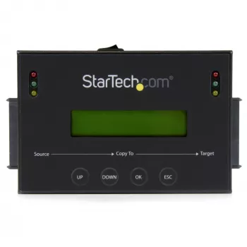 Duplicador de discos rígidos autónomo 1:1 StarTech.com com gestor de imagens de disco para backup e recuperação, armazenar várias imagens de disco numa unidade SATA de 2,5/3,5 polegadas, clonador HDD/SSD, não requer PC